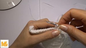 Как сделать бороду Деда Мороза своими руками (вязание крючком)