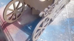 Покраска фанеры после лазерной резки