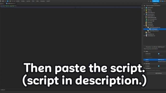 How to make Shift to Sprint? | Roblox studio смотреть онлайн