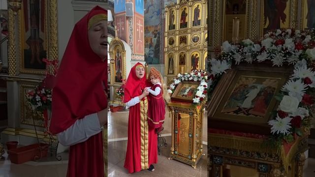 Христос Воскресе. Большой распев. Пасха 24 апреля 2022 года. Храм Святой Троицы станицы Новодонецка смотреть онлайн