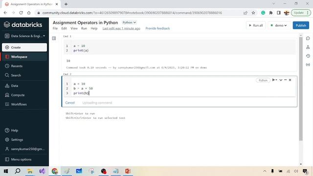 15- Assignment Operators || Arithmetic Assignment Operators in  Python in Hindi