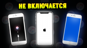 iPhone не включается, горит яблоко. Что делать?