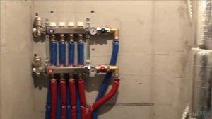 Монтаж коллекторного отопления во время ремонта квартиры, коллектор stout