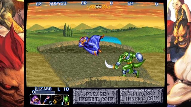 The King of Dragons Full Arcade Playthrough Wizard Capcom Arcade 2nd Stadium Longplay смотреть онлайн