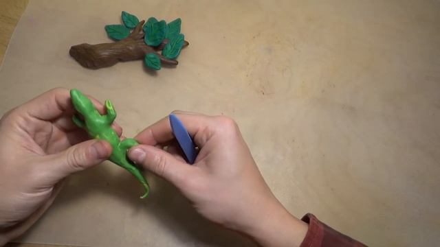 Как сделать ящерицу. Ящерица. Lizard. Ящерица из пластилина.