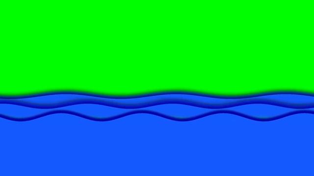 Футаж HD. Бордюр-море 2. На хромакее смотреть онлайн