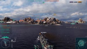 Крейсер Cheshire Чешир World of Warships обзор (крейсер ШЛАК)