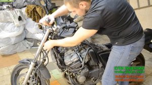 стрит фара на Honda cb400