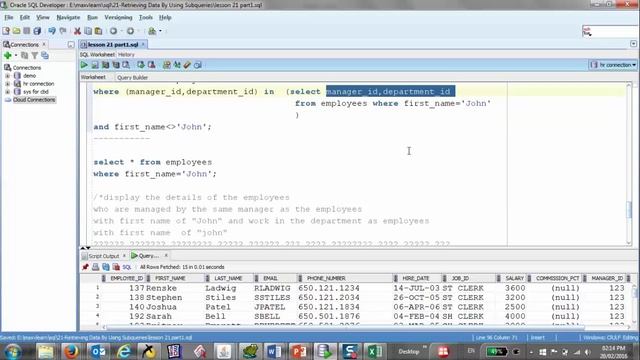 093-Oracle SQL 12c: Multiple Column Subquery / لقد وقعنا في الفخ смотреть онлайн