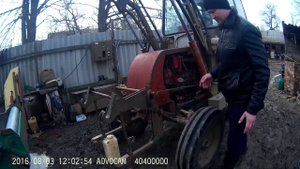 Навеска быстросьем к жатке на Т-25