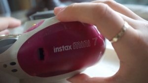 [talking ASMR] 후지 인스탁스 미니7 카메라 만지기 fujifilm instax mini 7