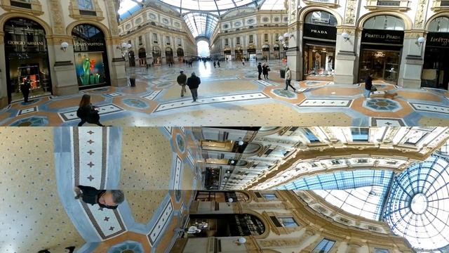 MILANO A 360 GALLERIA VITTORIO EMANUELE смотреть онлайн