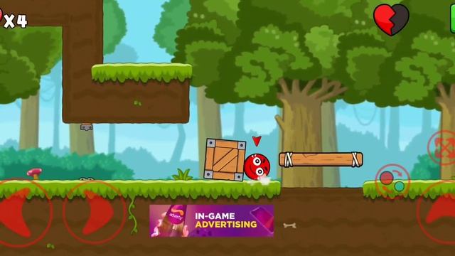 Red And Blue Ball: Cupid Love-(Gameplay 1)-Niveles Del 1 Al 15 смотреть онлайн