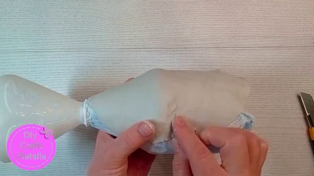 Ваза для цветов из Пластиковой Бутылки.
