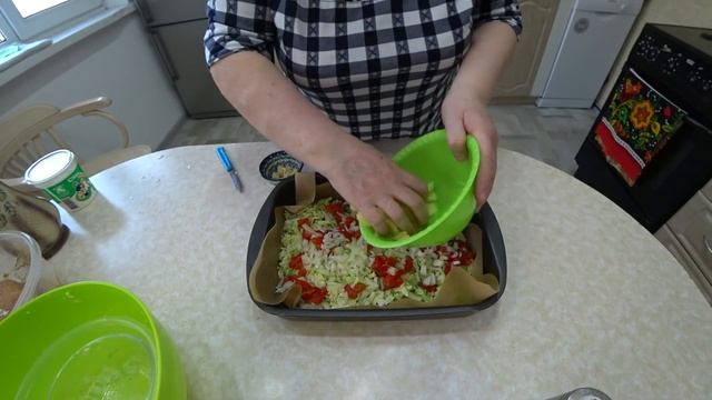Вкусняха из остатков....ужин диабетика. Морской окунь с овощами.