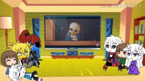 Undertale реакция на regular sans/gacha life /