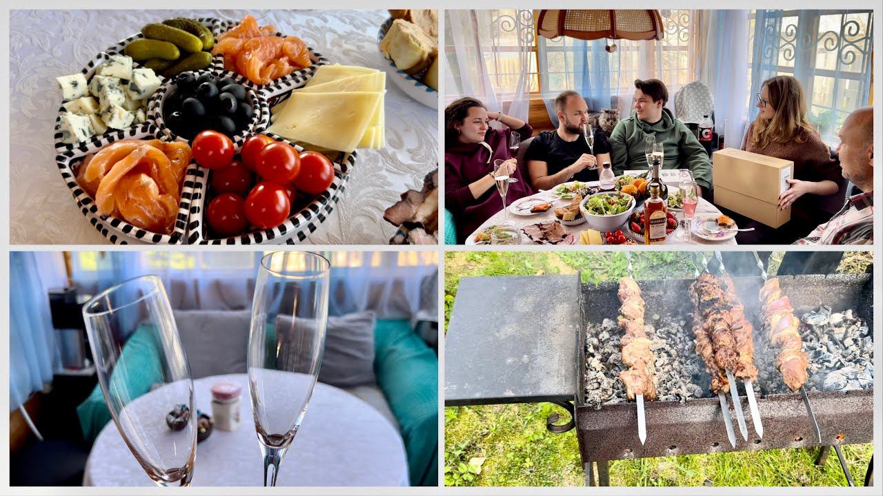 Отмечаем День Победы и День Рождения на даче в тёплом семейном кругу! Коты и Таффи помогают