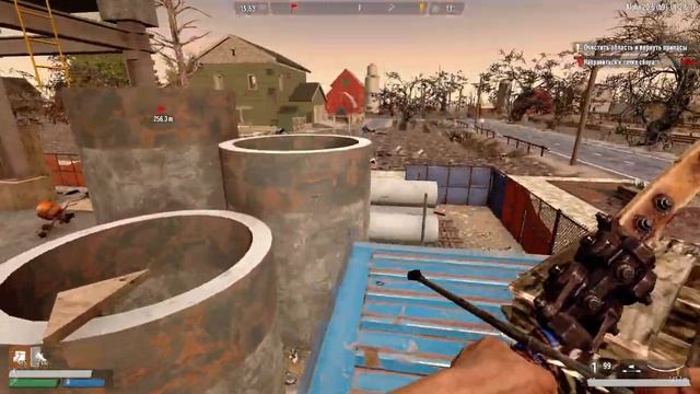 7 Days to Die | Undead Legacy 2.6 Без смертей. Развиваемся. Суета в преддверии Кровавой Луны. #13 смотреть онлайн