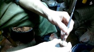 Домик Хоббита. Керамическая декорация для аквариума