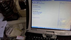 How to boot from USB in Panasonic CF-19