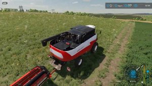 FS 22 - Карта БУРЛАКИ.  Уборка ОВСА на НОВОМ ПОЛЕ.  Тюковка # 45
