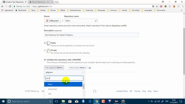Git 2 : Creating a Github Repository смотреть онлайн