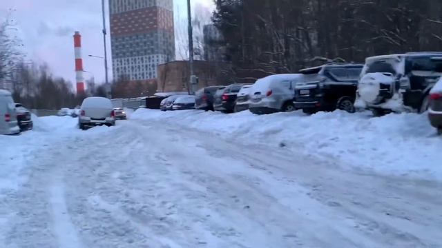 Заснеженная Москва. смотреть онлайн