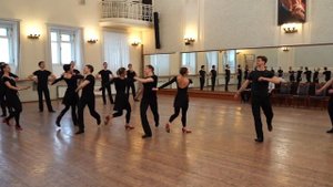 "Вензеля" на репетиции. Балет Игоря Моисеева.