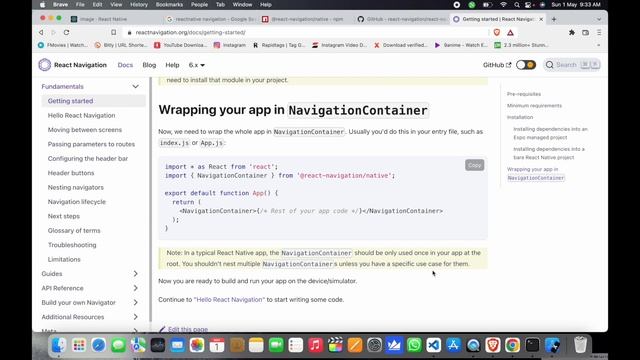 React Native stack Navigation Stack Navigator Tutorial Stack Navigation смотреть онлайн