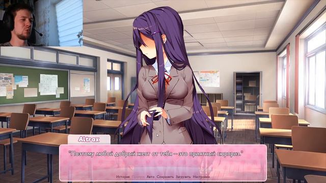 Душа или кексики? DOKI DOKI LITERATURE CLUB прохождение #1 смотреть онлайн