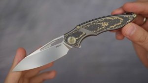 Складной нож Rike 1902s. Обзор и тест. Сталь M390