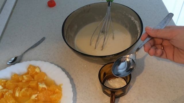 Заливной апельсиновый пирог