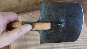 Восстановление малой лопатки СССР с барахолки.