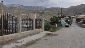 Ново-Аргвани. Одна из центральных улиц аварского села Саадуб.