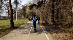 Воскресная покатушка Моноколесников, Электросамокатчиков, Велосипедистов в парке Останкино Москва