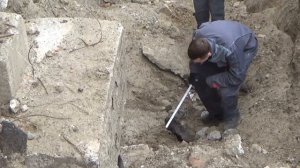 Выполняем инструментальное обследование фундаментов в шурфах