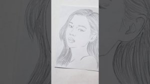 Как нарисовать Дженни (BLACKPINK Kim Jennie), рисунок карандашом