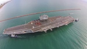 USS Saratoga Ends Final Voyage at the Port of Brownsville
