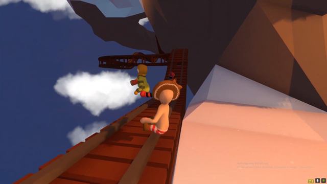 OVER SHOW PHONYA BOBBY TOY!!! НОВОГОДНИЙ HUMAN FALL FLAT! смотреть онлайн