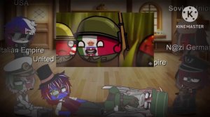 Countryhumans react to “America “kinda” hates war”