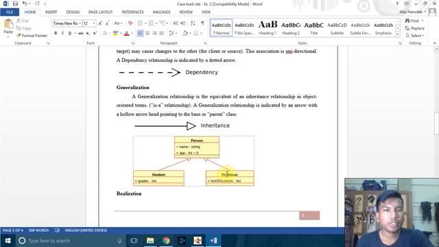 Online Course registration : Class Diagram смотреть онлайн