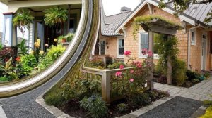 САД НА ДАЧЕ/КРАСИВЫЙ САД ВО ДВОРЕ/КАК СДЕЛАТЬ КРАСИВЫЙ ДВОР/BEAUTIFUL SMALL GARDEN IN THE YARD/ЦВЕТ