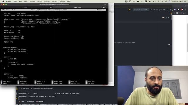 load balancer nginx lesson three install nginx load balancer and explain round robin смотреть онлайн