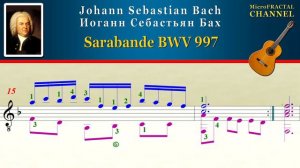 Bach Sarabande BWV 997 Guitar | Бах Сарабанда BWV 997 Гитара