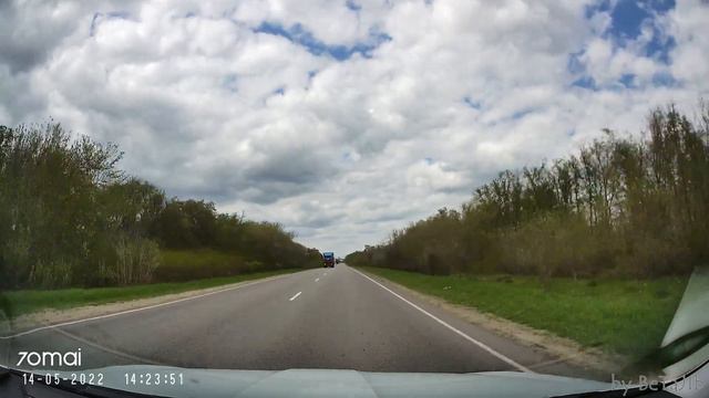 М-4 Дон (323 км) → г. Ефремов → р.п. Тёплое → М-2 Крым (232 км) [70К-125] май 2022 смотреть онлайн