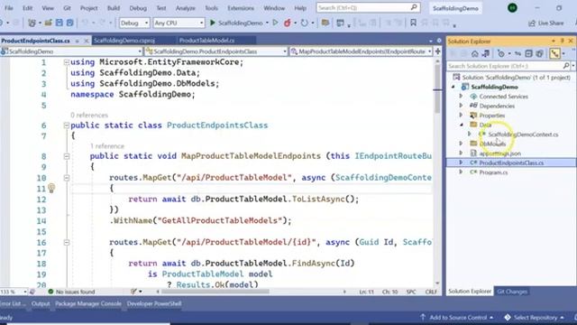 Scaffolding with Entity Framework Core in ASP .NET Core 6.0