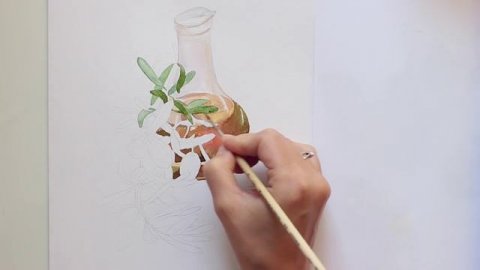 Акварель | Оливковое масло (Watercolor | Olive Oil)