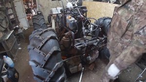 Такого Аппарата вы не видели. Гидроусилитель для квадрика самоделки.