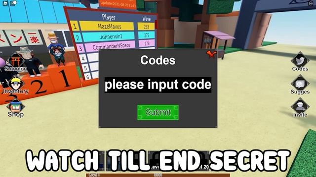 ALL NEW SECRET *OP* NARUTO DEFENSE SIMULATOR CODES! [UPDATE 5] ROBLOX смотреть онлайн