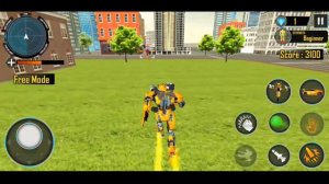 Bee Robot Car Transformation Game Robot Car Games - Android Gameplay